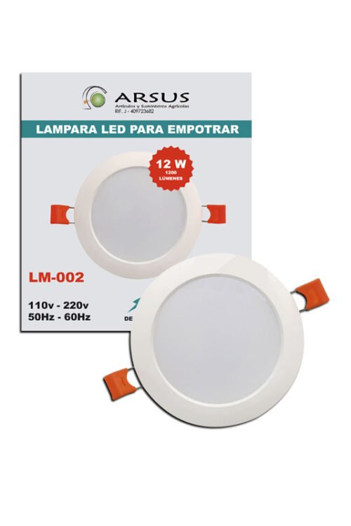 Lámpara Redonda Empotrar