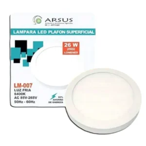 Lámpara LED Plafón Superficial - Arsus Lara, ferreteria al mayor
